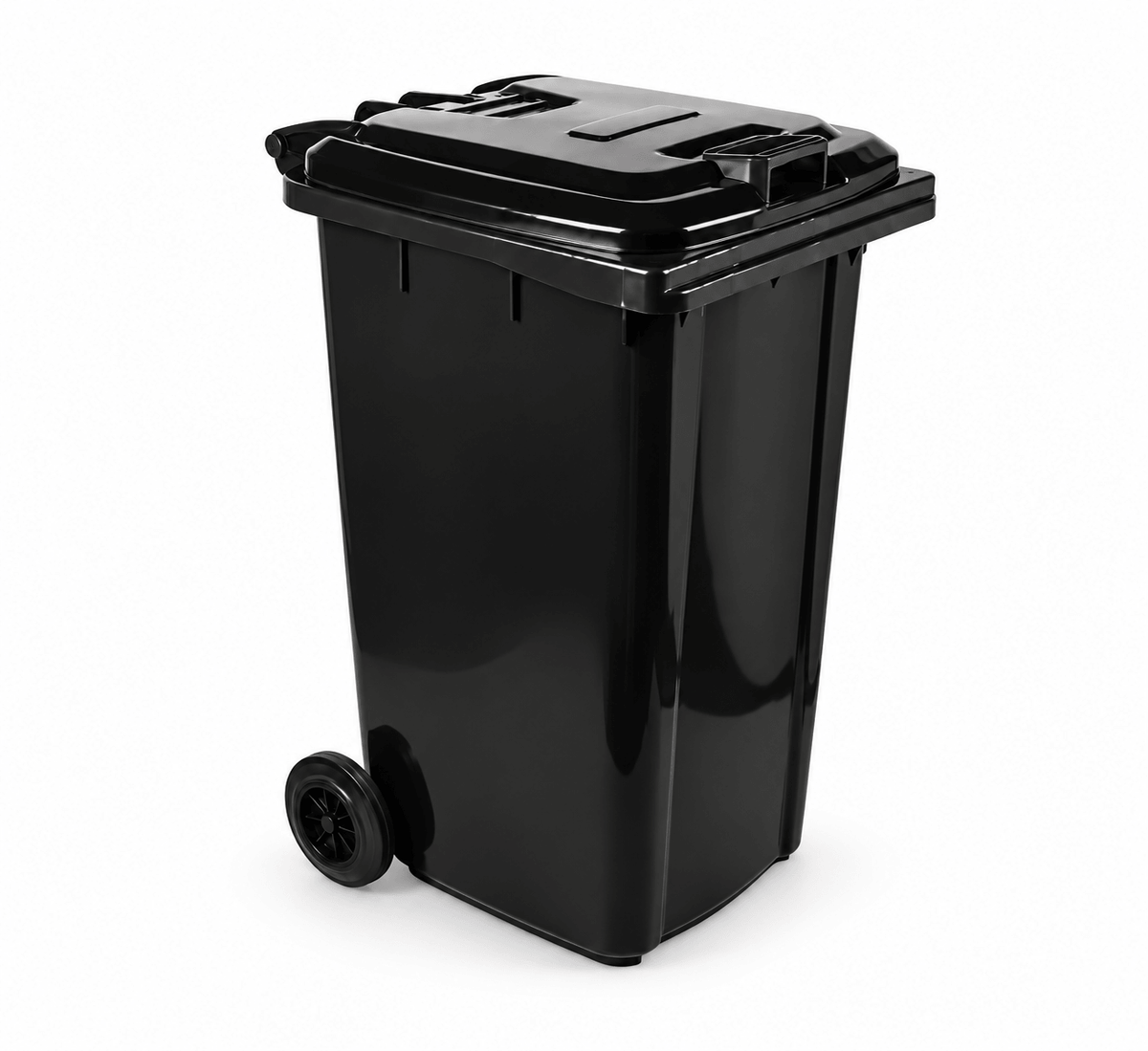 Black Wheelie Bin - 240L