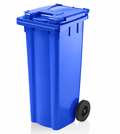 Blue Wheelie Bin - 140 Litre