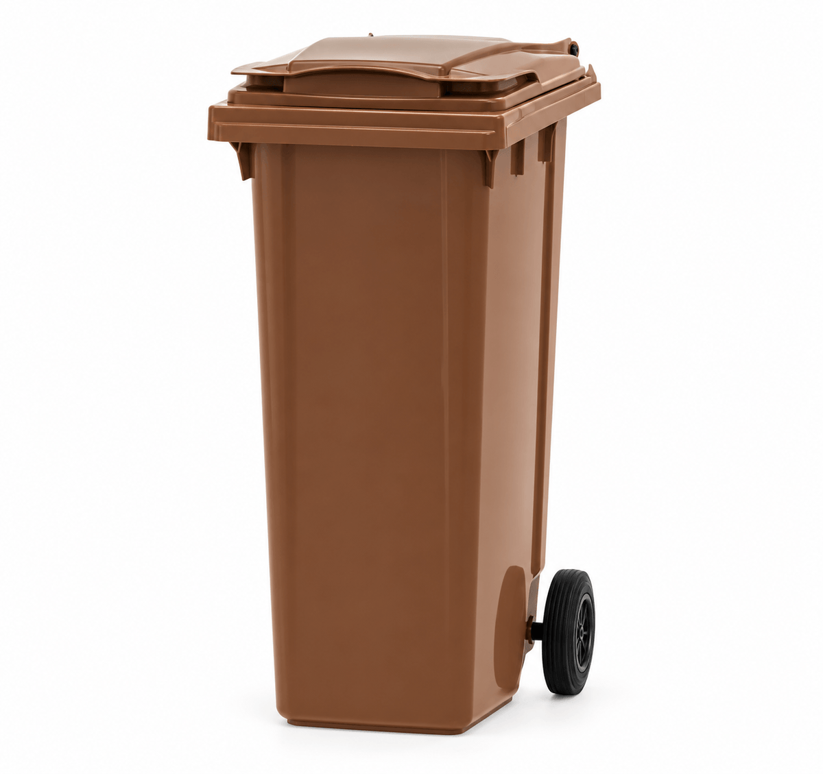 Brown Wheelie Bin - 140 Litre