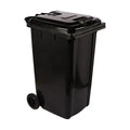 240L Black Wheelie Bin