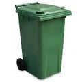 240L Green Wheelie Bin