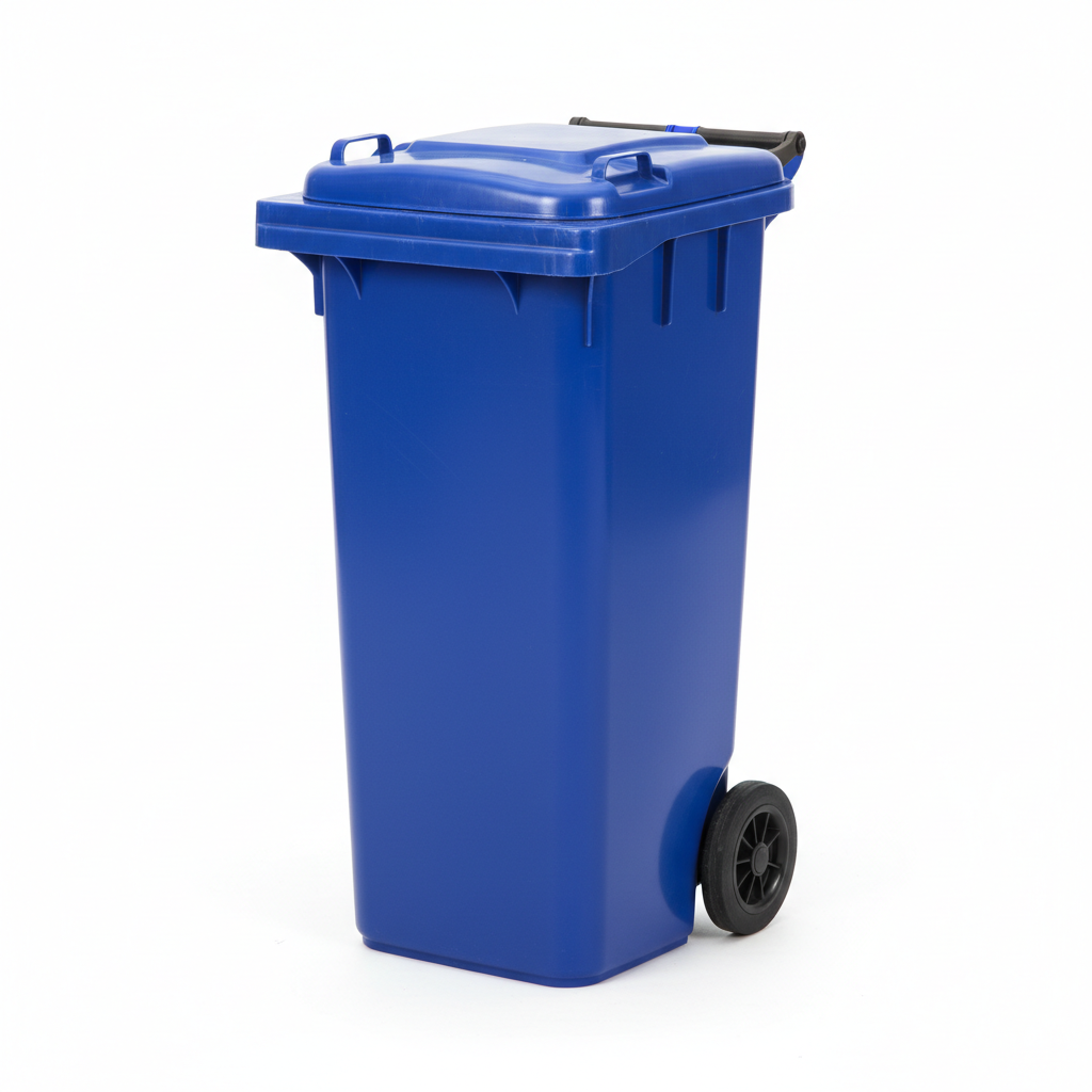 240L Blue Wheelie Bin