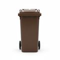 140L Brown Wheelie Bin