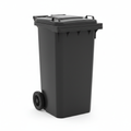140L Black Wheelie Bin